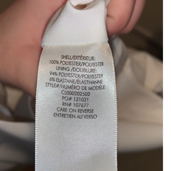 Alice & Olivia Asymmetrical White Wrap Dress—NWT - Picture 15 of 16